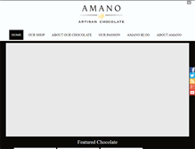 Tablet Screenshot of amanochocolate.com